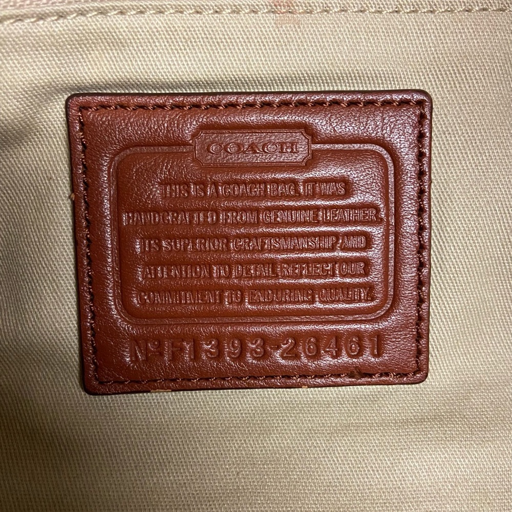 Coach bag leather tote bag F1393-26461 - Picture 16 of 16